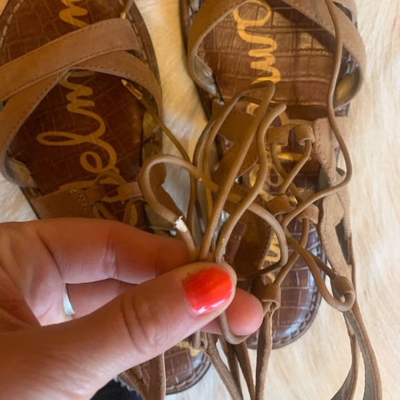 Sam Edelman Gladiator Sandals  Leather Size 6 Shoe - Picture 6 of 6